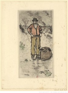 Raffaëlli - Le chiffonnier, 2ème état, btv1b531870653