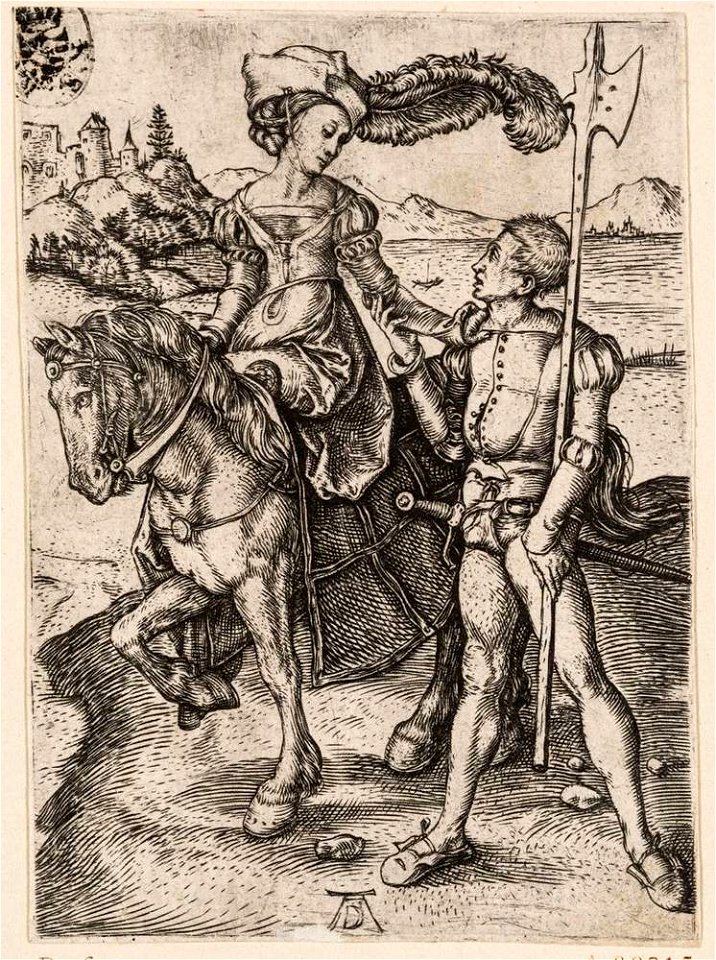 Raimondi - Eine Dame zu Pferd, A 89315