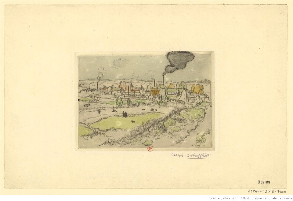 Raffaëlli - Les fortifications, 2éme état, btv1b53187016g