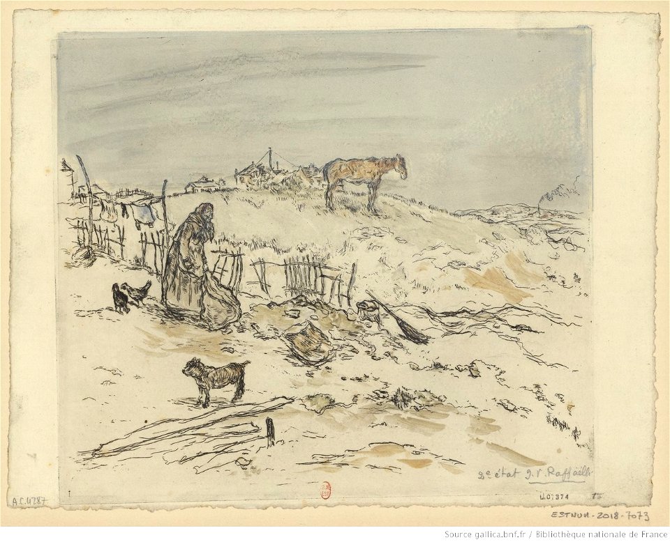 Raffaëlli - Terrain vague, 1er état, btv1b531870475