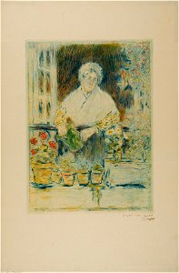 Raffaëlli - The Old Lady's Garden, M14459