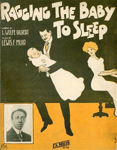 Ragging the baby to sleep 1912