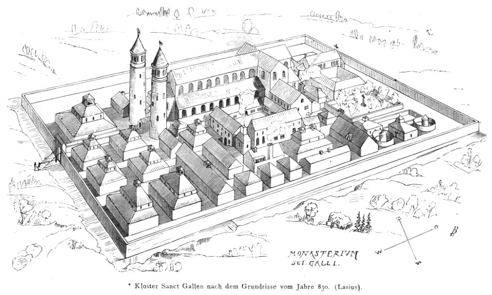 Rahn Kloster Sanct Gallen nach Lasius