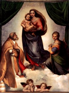 Raffaello, madonna sistina 01