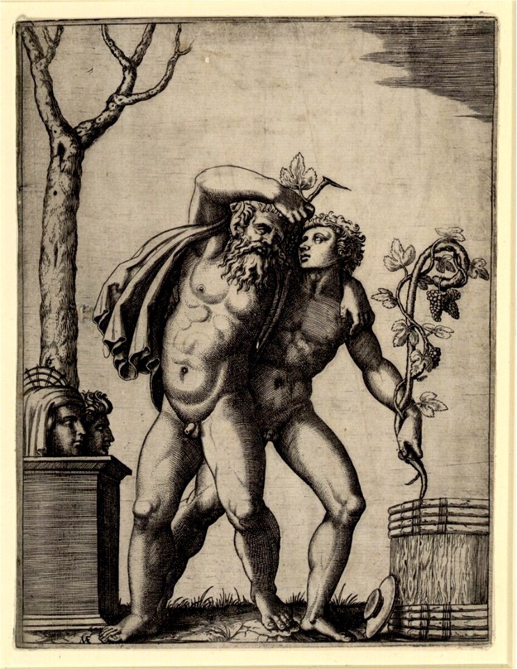 Raimondi - Junger und alter Bacchant, DG1971318