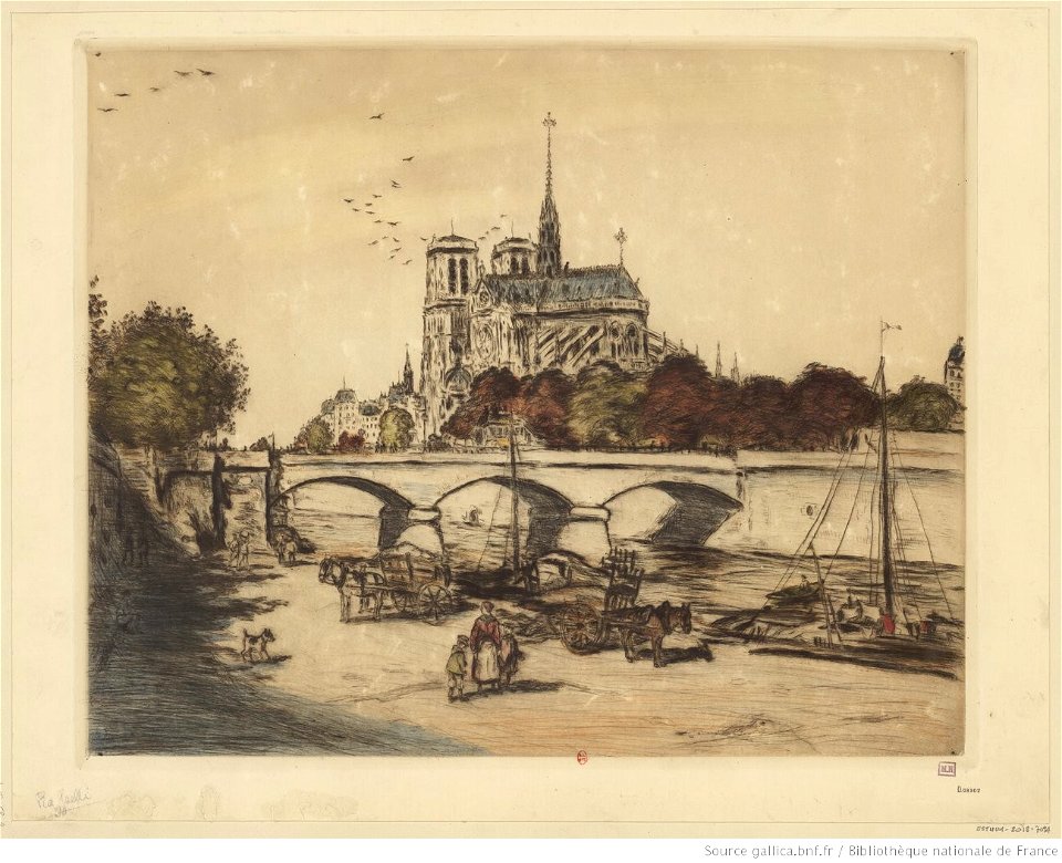 Raffaëlli - Notre-Dame de Paris, btv1b53187032h