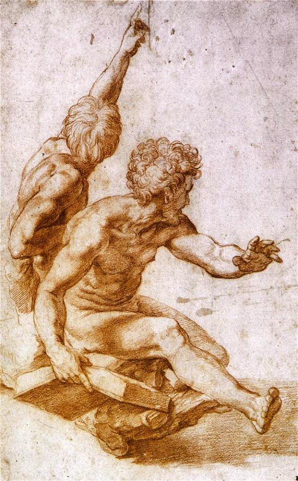 Raffaello, studio per la trasfigurazione 01