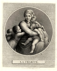 Raffaelo Santi La charité ubs G 0770 II
