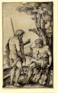 Raimondi - Junger Mann mit Violine und altem Hirten, DG1971417