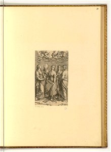 Raimondi - Die Heilige Cäcilia mit den Heiligen Paulus, Johannes Evangelist, Augustinus und Magdalena, ItI1712