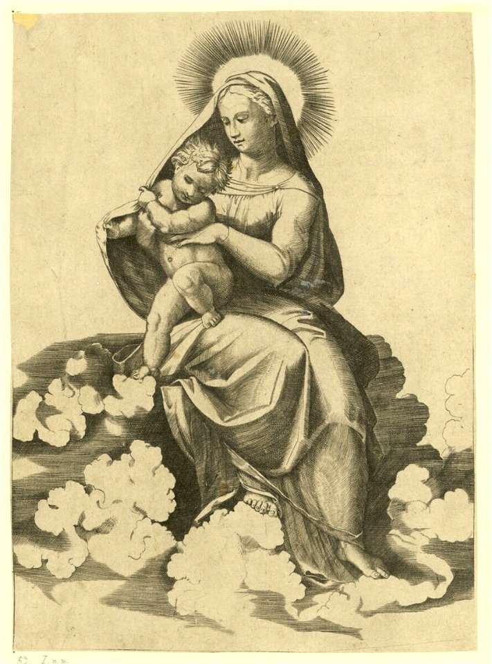 Raimondi - Madonna auf Wolken, DG201736914