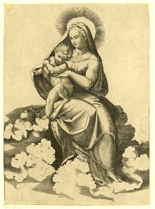 Raimondi - Madonna auf Wolken, DG201736914