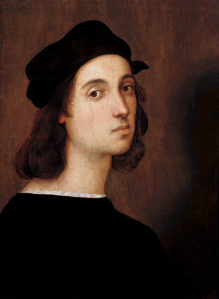 Self-portrait of Raphael, aged approximately 23