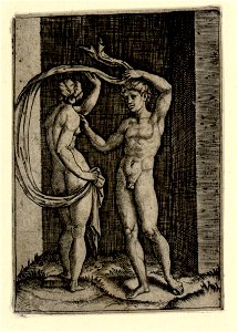 Raimondi - Mann und Frau, ein Tuch haltend, DG1971372