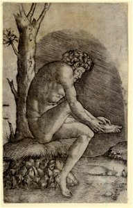 Raimondi - Mann eine Fußwunde betrachtend, DG1971429