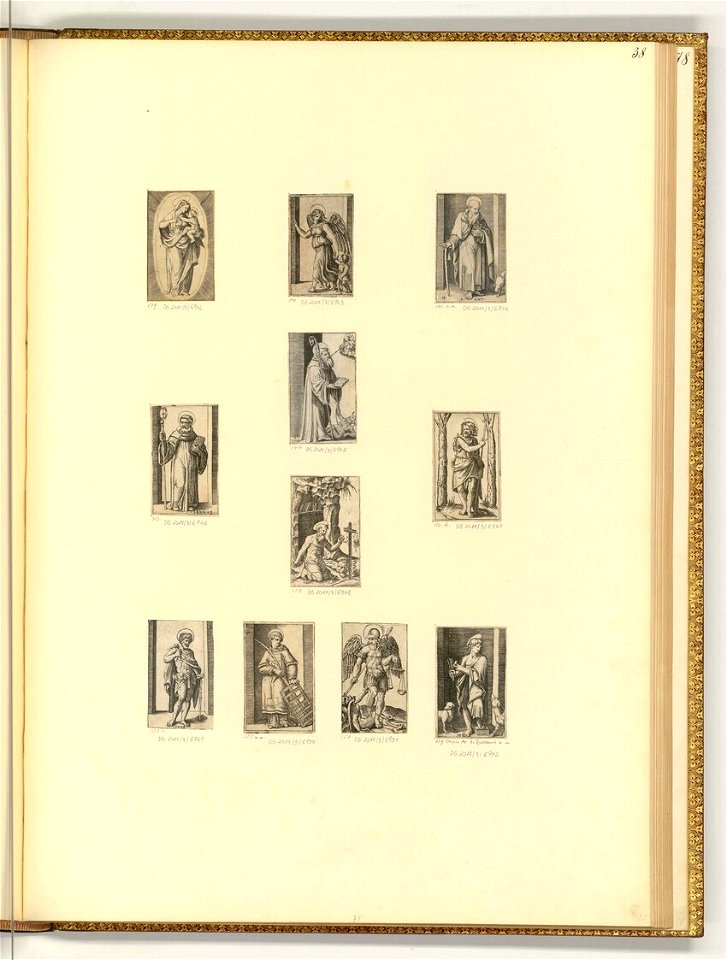 Raimondi - Maria mit Kind; Heilige, ItI2038