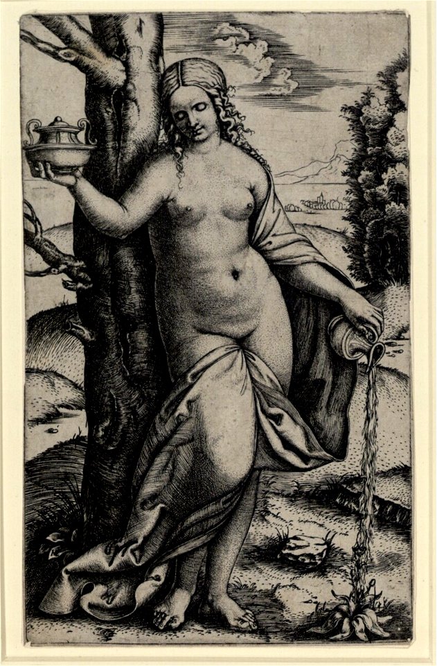 Raimondi - Junge Frau, eine Pflanze gießend, DG1971390