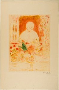 Raffaëlli - The Old Lady's Garden, M14458