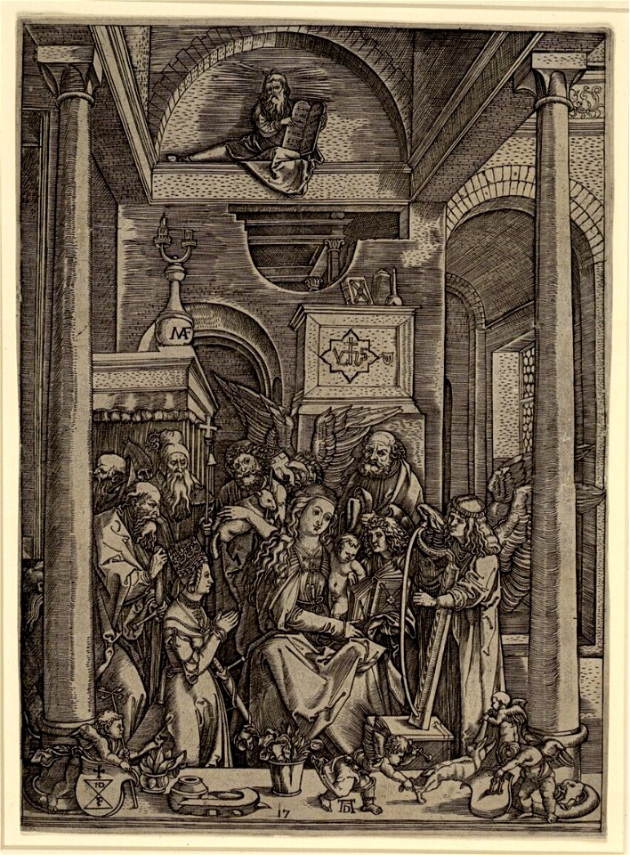 Raimondi - Die Madonna umgeben von Heiligen, DG1971515