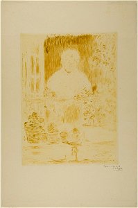 Raffaëlli - The Old Lady's Garden, M14456