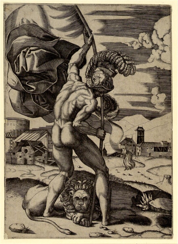 Raimondi - Mann mit Fahne, DG1971435