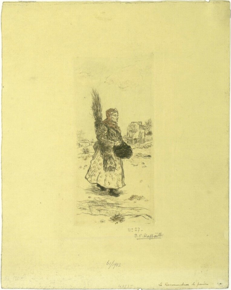 Raffaëlli - La Racommodeuse de paniers, DG194261