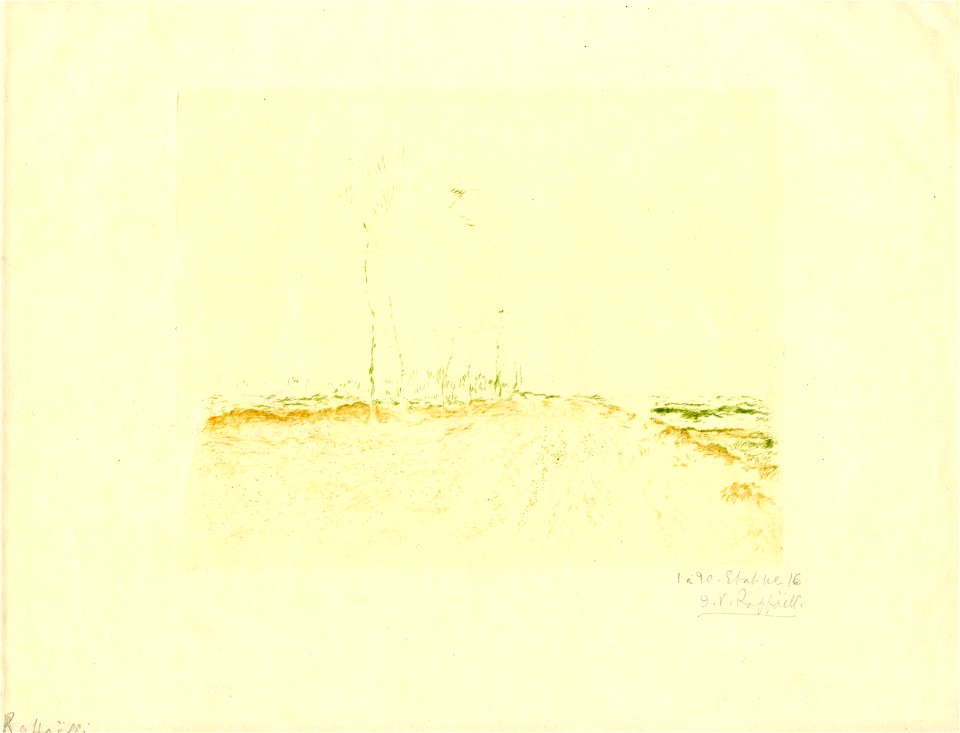 Raffaëlli - La route aux grands arbres, 1949,0411.2641