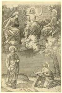 Raimondi - Christus, Maria, Johannes der Täufer und die heiligen Katharina von Alexandrien und Paulus, DG201736731