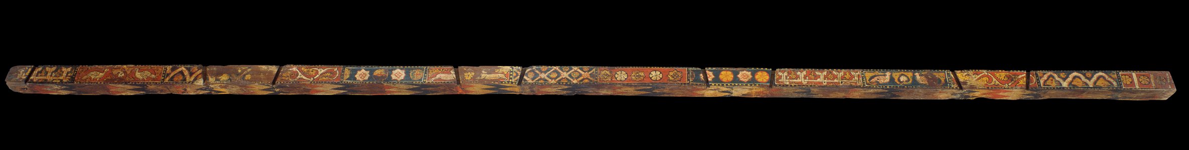 Rafter with geometrical, plant, animal and heraldic motifs - Google Art Project