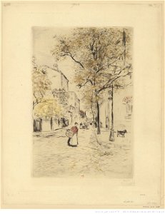 Raffaëlli - La petite rue, 3ème état, btv1b531870369