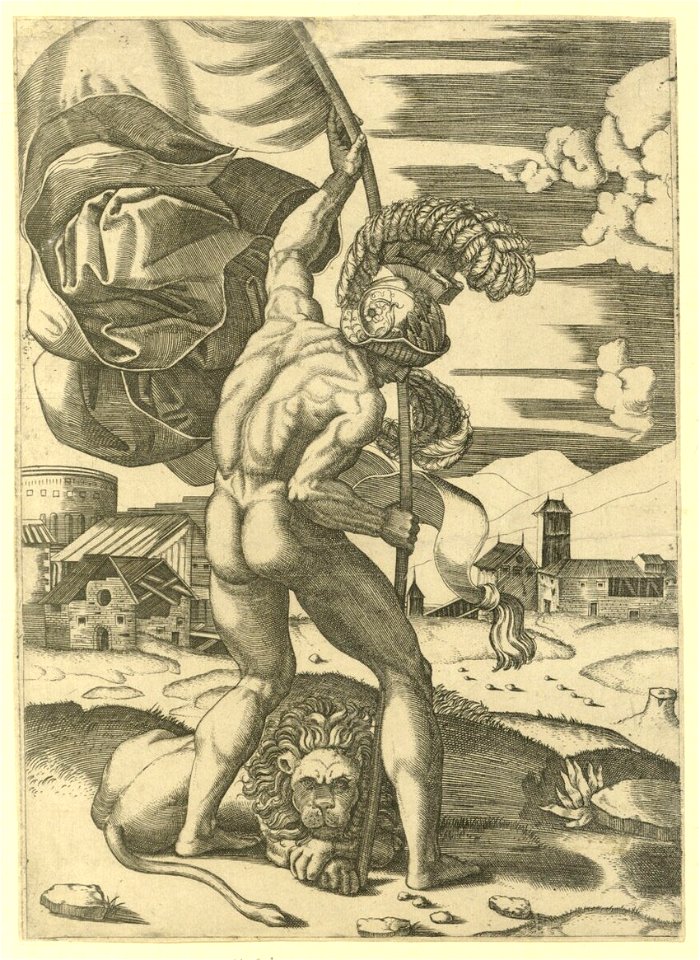 Raimondi - Mann mit Fahne, DG201736767