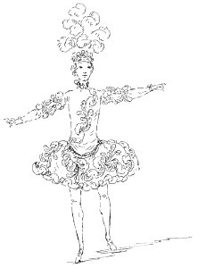 Rameau - Zoroastre - costume scetch by Louis-René Boquet, 1769 - Mr Vestris retouched