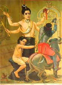 Raja Ravi Varma, Markandeya. Free illustration for personal and commercial use.