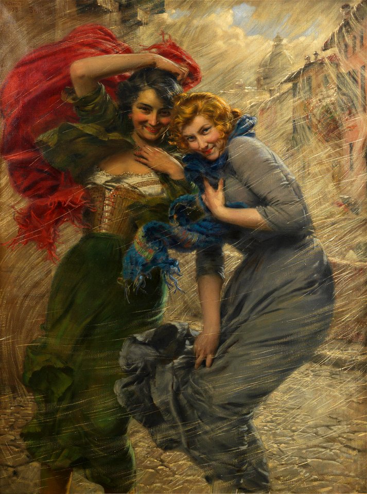 Rainy day, by Gaetano Bellei
