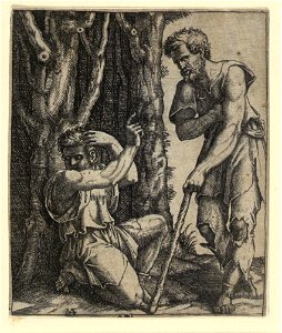 Raimondi - Kniender Mann am Waldrand, DG1971416