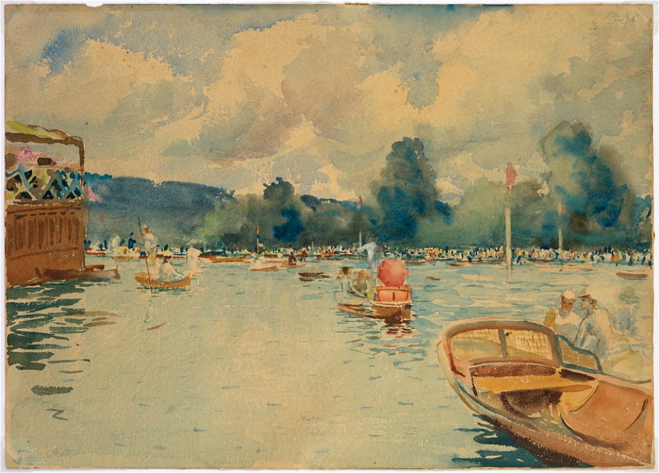 Ralph Wormeley Curtis - Henley, The Regatta - P33e4 - Isabella Stewart Gardner Museum