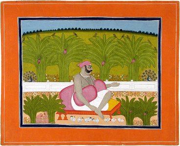 Raja Sanet Singh attired for puja (6125119282)