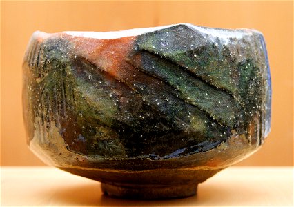 Raku chawan MBA Lyon E554-186