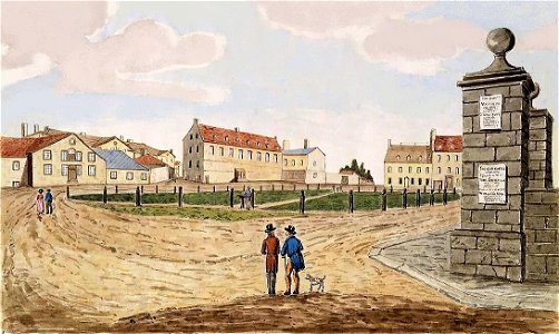 Place D Armes, Quebec - 1829