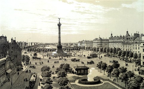 Place de la Bastille, 1878