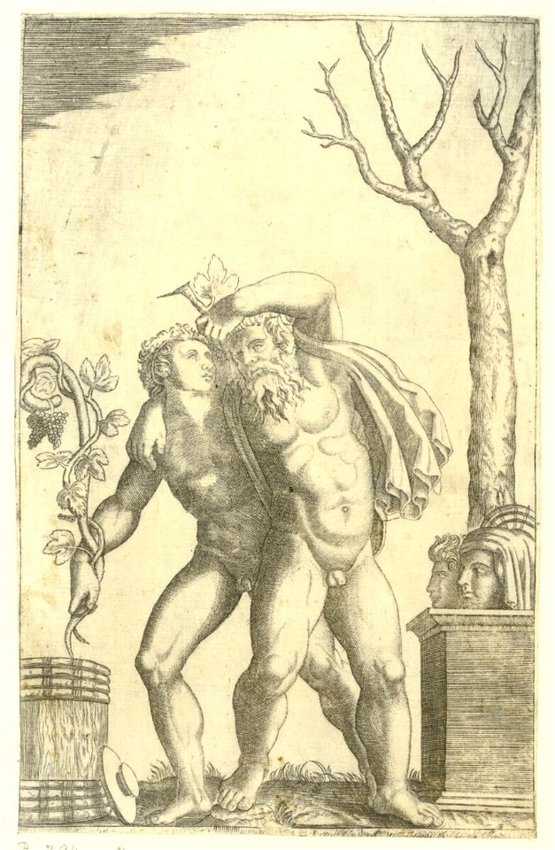 Raimondi - Junger und alter Bacchant, DG201736989