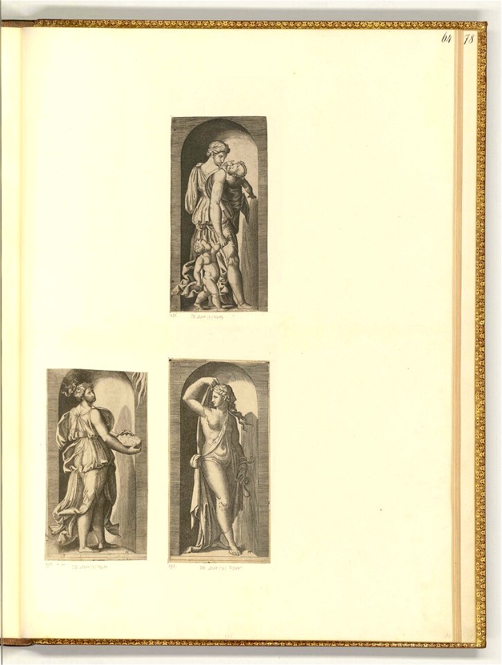 Raimondi - Personifikationen, Liebe, Hoffnung, Klugheit, ItI2064