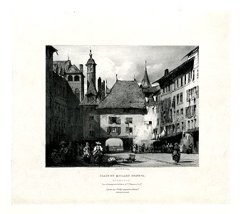 Place du Molard, Geneva (BM 1858,1113.8)