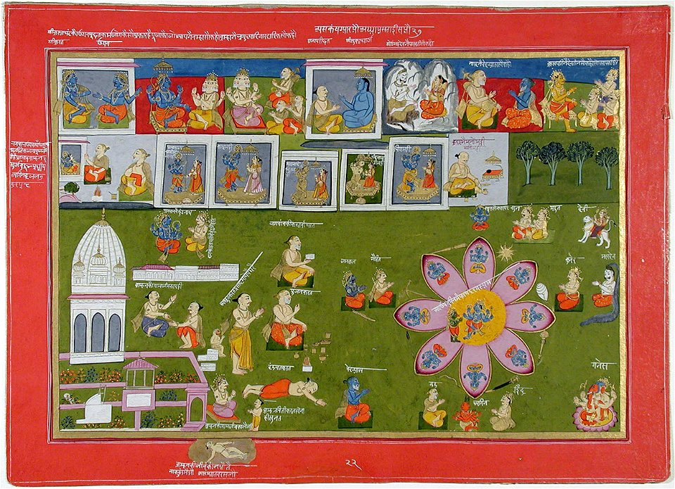 Raja Parikhshit and Sri Sukhacharya with all the gods (6124576555)
