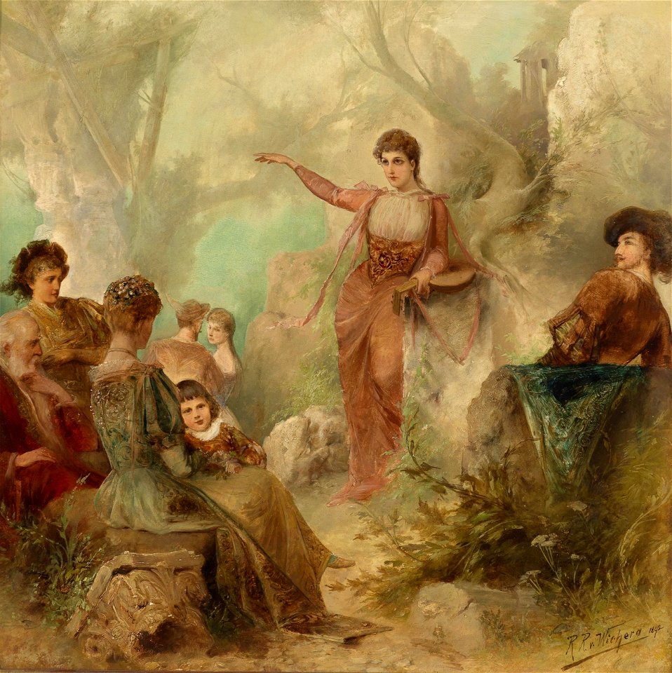 Raimund Ritter von Wichera Musikalische Unterhaltung 1892