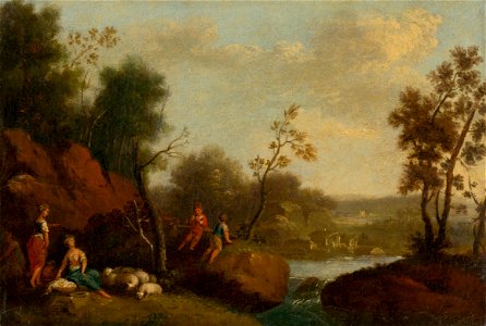 Rakúsky maliar z 2. polovice 18. storočia - Romantic Landscape - O 2899 - Slovak National Gallery