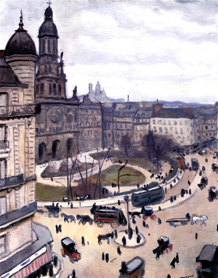 Place de la Trinité in Paris Albert Marquet (1911)
