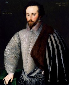 Sir Walter Ralegh by 'H' monogrammistFXD