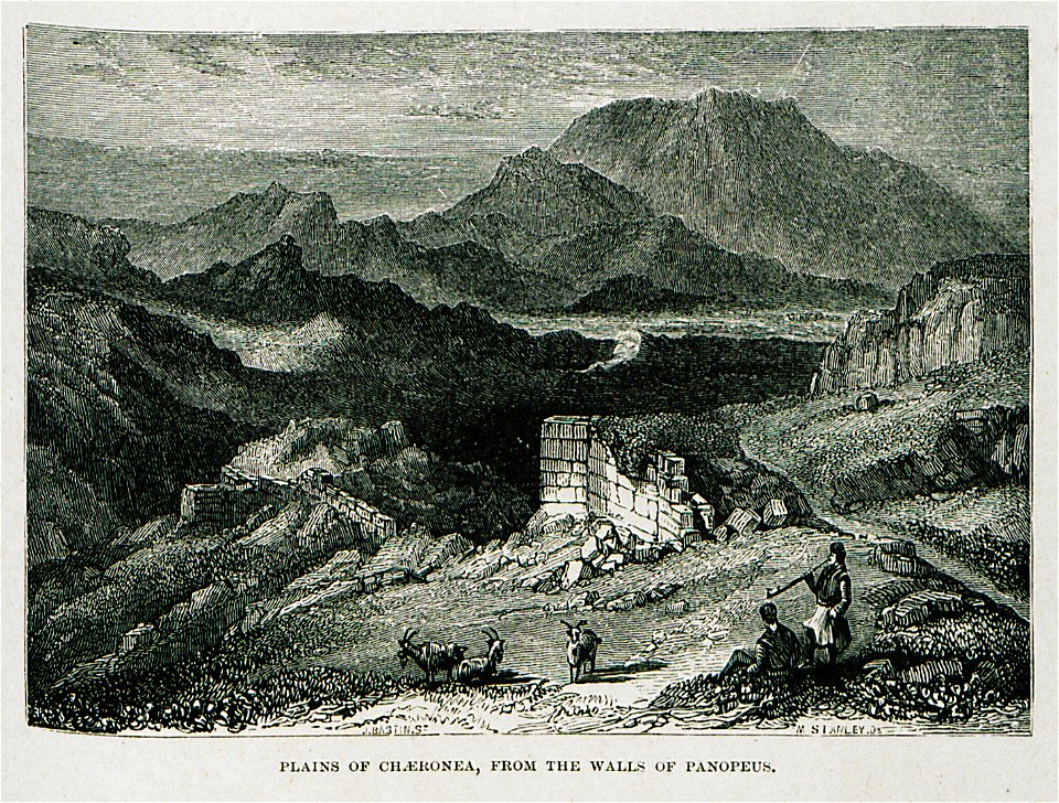 Plains of Chaeronea, from the walls of Panopeus - Wordsworth Christopher - 1882