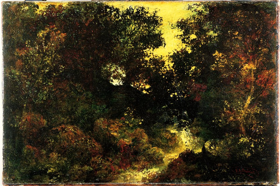 Ralph Albert Blakelock - Woodland Brook - 1977-6 - Albright–Knox Art Gallery